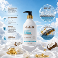 Produits de soin de la peau, shampoing, crème, huile lissante pour la croissance des cheveux, huile capillaire, huile de Batana, après-shampoing bio à la noix de coco et à la vanille