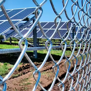 Prix usine Rouleaux de grillage à mailles losangées en acier à faible teneur en carbone, découpés sur mesure, finition galvanisée, technique de tissage, soudage et pliage - Product Image 2