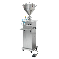 Machine de remplissage semi-automatique de liquides et de pâtes orales sous vide pour seringues préremplies, norme GMP, 1-50 ml