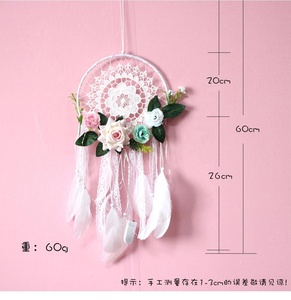 20cm Magasins D'usine Exécution Exquise Blanc Attrapeur de rêves - Product Image 3