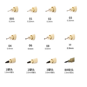 Usine en gros stylo de dessin au trait de précision de haute qualité noir Fineliner stylos à encre dessin Pigment stylo pour croquis - Product Image 5