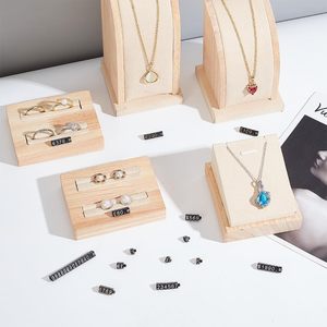 Nhà máy-Trực Tiếp Có Thể Điều Chỉnh Mini Giá Cube Thẻ Số Thư Nhãn Khối Kit Với Đứng Cho Đồ Trang Sức Sang Trọng Hàng Hóa Mỹ Phẩm Cửa Hàng - Product Image 3