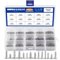 Assorted Fastener Set Custom Hardware Kit Black Oxide Stainless Steel Carbon Steel Brass Aluminum Bolts Screws Machine Plastic
