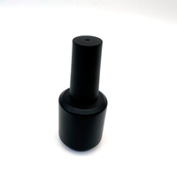 YALI N1004 Envase de Vidrio Vacío para Esmalte de Uñas de 15 ml, Forma Cilíndrica, Tapa con Pincel, Sellado, Estampado en Caliente, Serigrafía, Color Personalizado