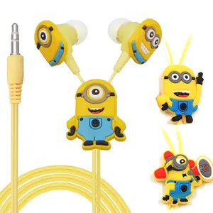 Amazon headphone hewan lucu anak-anak headphone on-ear headphone kartun unicorn Earphone berkabel