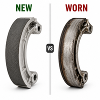 Plaquettes de frein arrière pour moto CG150 CG125, plaquettes de frein à tambour, remplacement OEM, haute performance, 100% neuves, durables