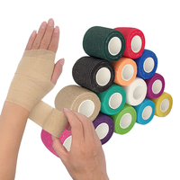 Bandage élastique auto-adhésif personnalisé en non-tissé, unisexe, pour le sport, jetable, pour poignet, doigt d'animal ou protection de doigt pour le football