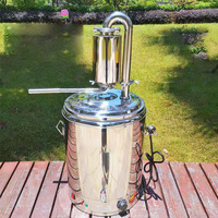 Pour un usage domestique Petite fabrication d'huiles essentielles de fleurs de géranium rose Acheter à fabriqué Machines d'équipement de parfum de distillation d'extraction