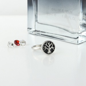 yunnique Tree Of Life Stainless Steel <b>Ring</b> For Women Retro Index Finger Jewelry Simple Unique Design <b>Titanium</b> Steel <b>Ring</b> - Product Image 3
