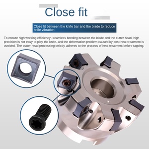 หัวตัด <span class=keywords><strong>CNC</strong></span> 88องศาเครื่องกัดแบบ Sngx120508ป้อนได้อย่างรวดเร็ว - Product Image 3