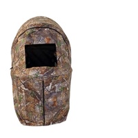 Grande tente individuelle camouflage en maille, 1000-1500 mm, imperméable, en tissu Oxford 150D, avec armature en fibre de verre, pour usage extérieur quatre saisons, démontable