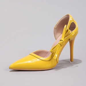 Elegantes Zapatos de Tacón Alto para Mujer, Zapatos de Boda con Tacón Delgado, Punta Puntiaguda, Lazo, Deslizables, Sandalias de Tacón Fino para Primavera, Verano y Otoño - Product Image 3