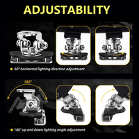 Support universel SS304 LED pour barre lumineuse de travail, support de projecteur de voiture, nouvelle condition, pour route ATV UTV 4X4, 2 pièces