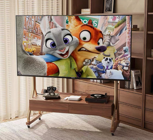 <span class=keywords><strong>Mobile</strong></span> <span class=keywords><strong>TV</strong></span> <span class=keywords><strong>Moderno</strong></span> in Legno Massello Rimovibile con Supporto Girevole per Soggiorno, Appartamento, Hotel, Camera da Letto - Product Image 3