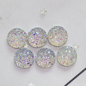 Cabujones Redondos Convexos de Resina de 12mm en Colores Surtidos, Accesorios de Joyería para Manualidades - Product Image 3