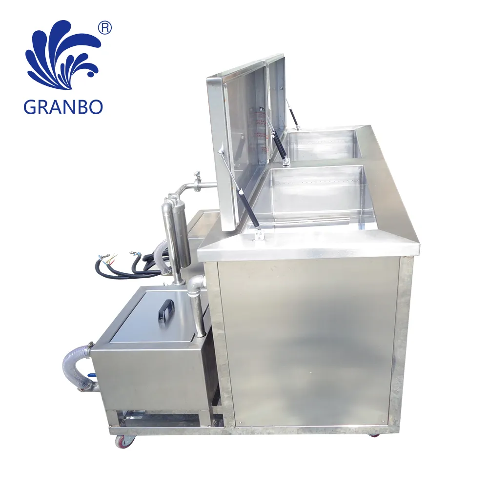 Granbo 540l Industrielle Ultraschall-Doppeltank-Reinigungs maschine mit Filtersystem-Reinigungs hardware Ultraschall waschanlage