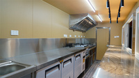 Conteneur de café 20 pieds, bar en conteneur maritime, cuisine commerciale portable en conteneur à vendre
