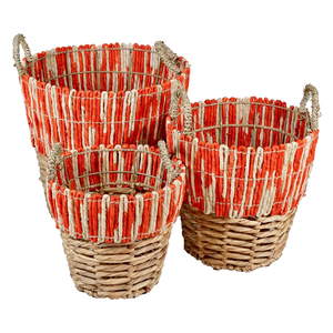¡Venta! Cesta de jacinto de agua tejida a mano Hogar y cocina Precio barato al mejor precio - Product Image 3