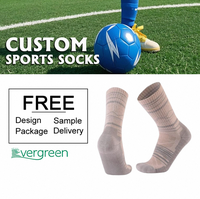 Chaussettes en coton bicolores épaisses de haute qualité pour hommes, chaussettes de sport tricotées automne-hiver en gros pour le basketball, le football et la course à pied
