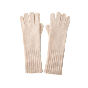 Gants et <span class=keywords><strong>Mitaines</strong></span> Thermiques en Tricot Jacquard en Laine/<span class=keywords><strong>Cachemire</strong></span> Couleur Unie Hiver 2025 Mode Pas Cher Mignon Femme - Product Image 5