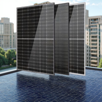 QIANEN Monocristalino de alta eficiencia 630W-650W Media celda Tipo N Paneles solares de techo negro 22.8% Eficiencia Stock DE LA UE