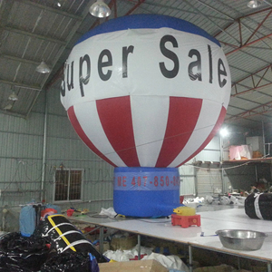 Inflatable Cold Air Floor Balloon with Digital Printing Over 12ft Dimensions Electric <b>Pump</b> Inflation for Advertising Sales - Product Image 1