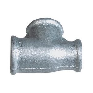 Tee réduit galvanisé Atusa 2 x 1/2 x 2 pouces pour conduits et raccords - Product Image 1