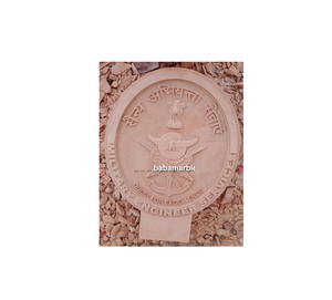 งานศิลปะตกแต่งภายนอกอาคาร ดีไซน์ทันสมัย สลักโลโก้ด้วยเครื่อง CNC บนหินทรายโจดปูร์ คุณภาพพรีเมียม ทนทาน เป็นมิตรกับสิ่งแวดล้อม ปรับแต่งได้ตามต้องการ - Product Image 6