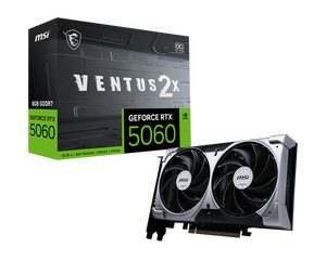 การ์ดจอเกมมิ่งขายดี MS1 GeForce RTX5060 8G VENTUS 2X OC 8GB GDDR7 128-bit 28Gbps การ์ดจอ 8GB GDDR7 128-bit 28Gb - Product Image 1