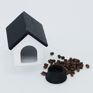 Accesorios <span class=keywords><strong>de</strong></span> modelo <span class=keywords><strong>de</strong></span> escena <span class=keywords><strong>de</strong></span> comida en miniatura para casa <span class=keywords><strong>de</strong></span> muñecas, set <span class=keywords><strong>de</strong></span> caseta <span class=keywords><strong>de</strong></span> perro y tazón <span class=keywords><strong>de</strong></span> comida <span class=keywords><strong>de</strong></span> madera en miniatura - Product Image 4