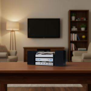 Victor Geneva D0100XFLH32 Argent Système de cinéma maison 5 en 1 Centre de musique de bureau - Product Image 2