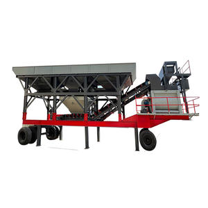 Planta Mezcladora de Concreto Móvil Pequeña de 35M3/H, Motor Eléctrico de Dosificación PLD, Sistema de Control Centralizado, Casos en Filipinas - Product Image 2