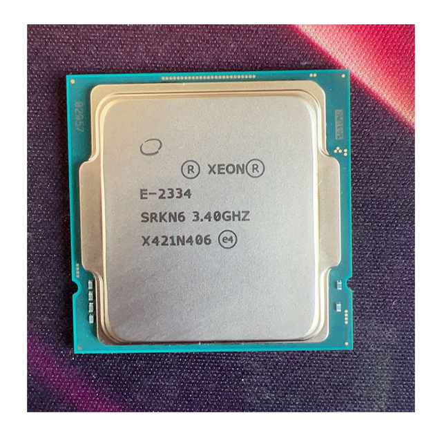 CPU Xeon E-2334 (4C/8T (3.4GHz) 8MB L3, 65W, FCLGA1200) Server Processor