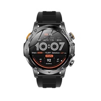 AK87 Reloj inteligente para exteriores Pantalla HD de 1,7 "100 + Modos deportivos BT Call Fitness Tracker IP68 a prueba de agua con linterna LED