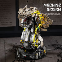 Ensemble de blocs de construction créatifs pour enfants, modèle de cobra mécanique en plastique ABS 13095, jouet éducatif, thème fantastique science-fiction