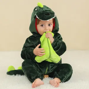 MICHLEY neonato bambino bambina tuta autunno/inverno Baby pagliaccetti a forma di animale morbida flanella manica lunga vestiti per bambini