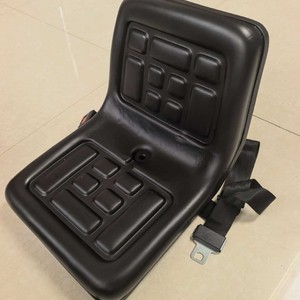 เบาะรถยกหนัง PU สีดำ เก้าอี้อุตสาหกรรม ทนทาน แข็งแรง - Product Image 2