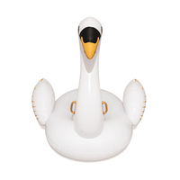 Flotteur de piscine gonflable de luxe en forme de cygne, adorable canard, radeau flottant pour l'eau, île flottante en PVC personnalisée pour les fêtes d'été