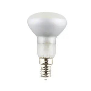 Светодиодная лампа с отражателем r50 e14, 4 Вт, с нитью накаливания, e27, 2200k, 2700k, светодиодная лампа, винтажные светильники с посеребренным покрытием, r80, r63, r39