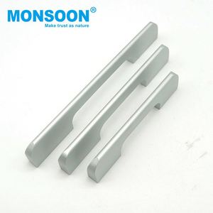 <span class=keywords><strong>Tirador</strong></span> de armario de aleación de <span class=keywords><strong>aluminio</strong></span> <span class=keywords><strong>blanco</strong></span> rosa negro largo de Hardware minimalista para armarios de cocina tocadores armarios cómodas - Product Image 4
