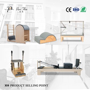 Chaise de Pilates, Reformer, Cadillac, Ladder Barrel, <span class=keywords><strong>Trapeze</strong></span>, Correcteur, Ensemble d'équipement de Pilates en bois d'érable - Product Image 1