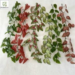 Новый тренд 1,2 м искусственные 3D напечатанные подвесные виноградные лозы другие декоративные цветы растения искусственные листья для офиса отеля Рождество - Product Image 1