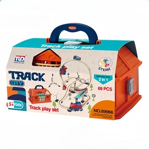 <span class=keywords><strong>2025</strong></span> đào tạo điện theo dõi hộp lưu trữ trẻ em giáo dục ABS đường sắt đào tạo đồ chơi 1:5 lắp ráp không gian theo dõi - Product Image 3