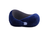 Oreiller de voyage ergonomique en mousse à mémoire de forme en U pour le cou et le dos – Écologique, réglable, massant, portable et rafraîchissant