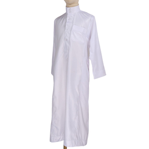 Al <span class=keywords><strong>Haramain</strong></span> para Thobe, Ropa Infantil, Poliéster Brillante, Estilo Saudí, Thobe Infantil Musulmán, Maxi Thobe / Thawb, MEDIO ORIENTE - Product Image 2