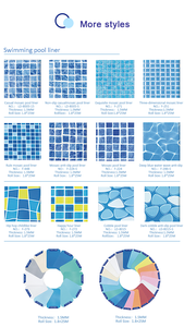 แผ่นรองพื้นสระว่ายน้ำพีวีซีกันน้ำ วัสดุไวนิลเสริมแรง - Product Image 6