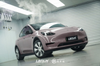 Kedatangan Baru G4 Glossy Light Pink PET Car Wrap Vinyl dengan Fitur Pengubah Warna & Anti Gores 1.52x18M Garansi 2 Tahun