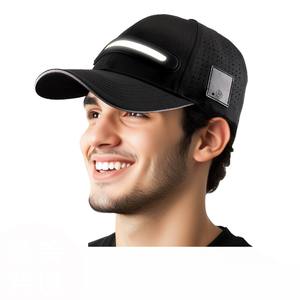 Foro Laser ricaricabile striscia LED cappellino da Baseball 6 pannello traspirante tappi da Golf con <span class=keywords><strong>lampada</strong></span> <span class=keywords><strong>a</strong></span> LED - Product Image 3