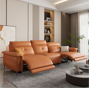 <span class=keywords><strong>Canapé</strong></span> de salon électrique en <span class=keywords><strong>cuir</strong></span> de luxe à trois places, fauteuil lounge électrique segmenté, <span class=keywords><strong>canapé</strong></span> modulaire - Product Image 2