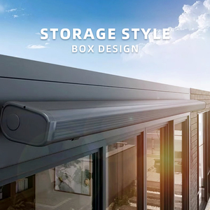 Oweado hiện đại không thấm nước chống UV có thể thu vào cơ giới mái hiên với đầy đủ cassette cho ban công & Patio - Product Image 4